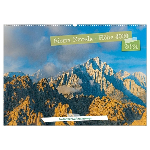 Sierra Nevada - Höhe 3000 (Wandkalender 2024 DIN A2 quer), CALVENDO Monatskalender, Rolf-D. Hitzbleck
