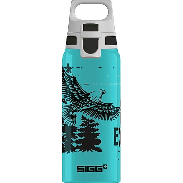 SIGG SIGG BRAVE EAGLE 0.6 L Trinkflasche ALU mit WMB ONE TOP, BPA frei, Auslaufsich