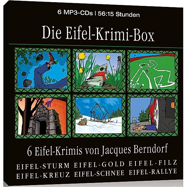 Siggi Baumeister - Die Eifel-Krimi-Box,6 MP3-CDs, Jacques Berndorf