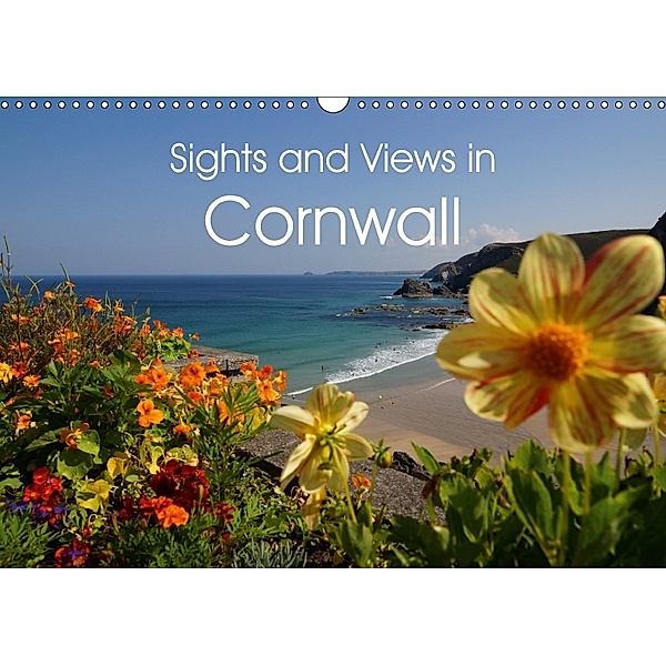 Sights and Views in Cornwall (Wall Calendar 2018 DIN A3 Landscape), Ulrike Schaefer