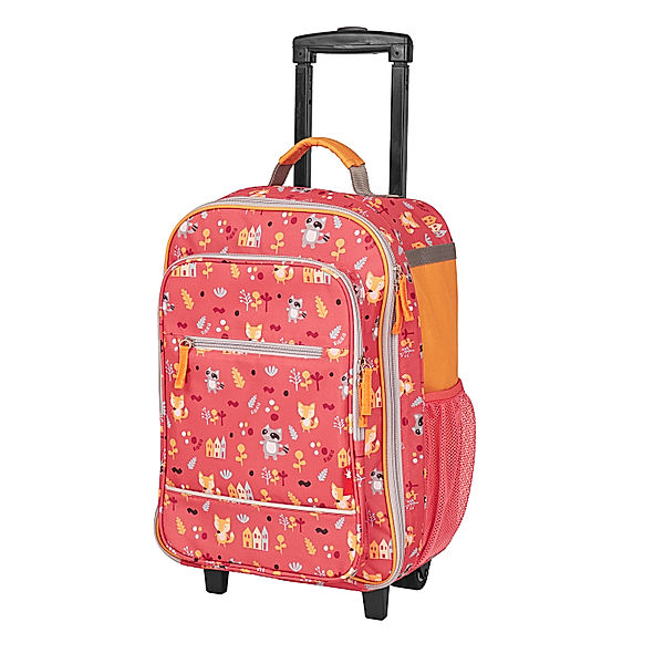 Sigikid Sigikid Kinder-Trolley KiGA Colori, 30x40x17 cm (Farbe: beere, Waschbär)