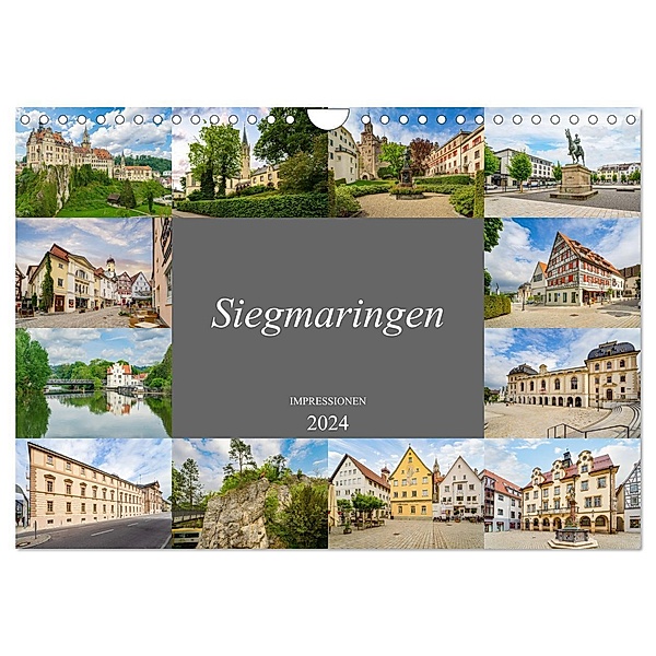 Sigmaringen Impressionen (Wandkalender 2024 DIN A4 quer), CALVENDO Monatskalender, Dirk Meutzner