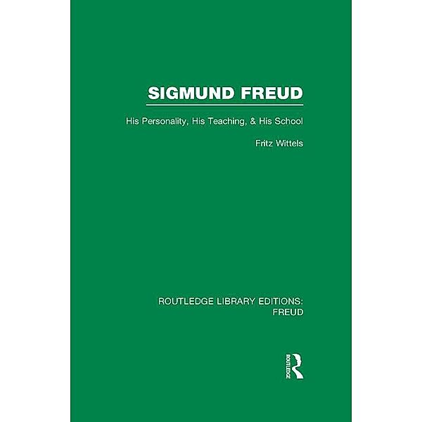 Sigmund Freud (RLE: Freud), Fritz Wittels