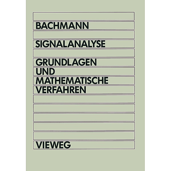Signalanalyse, Wolfgang Bachmann