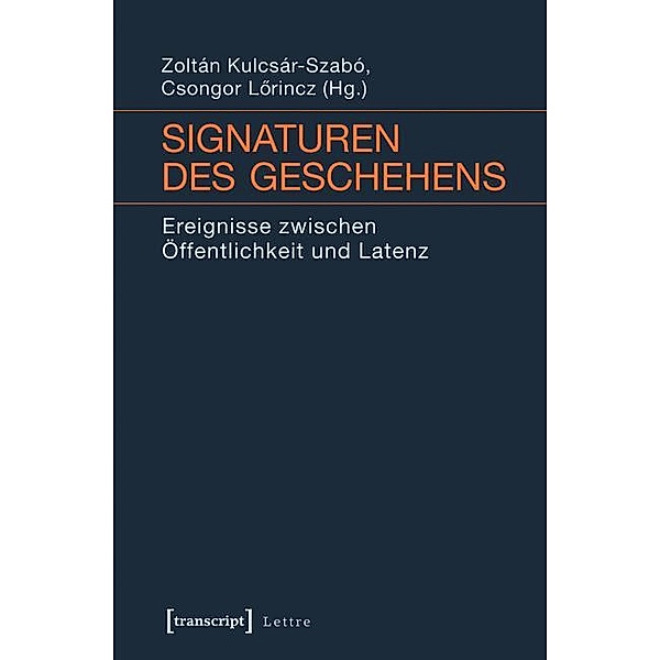 Signaturen des Geschehens / Lettre