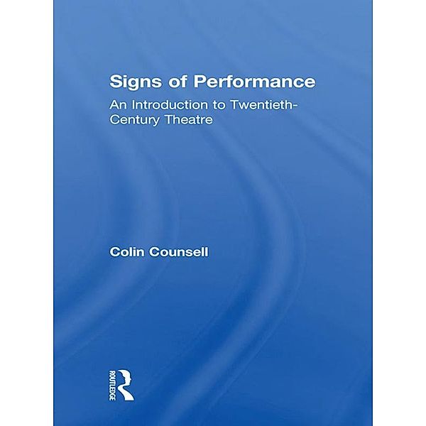 Signs of Performance, Colin Counsell