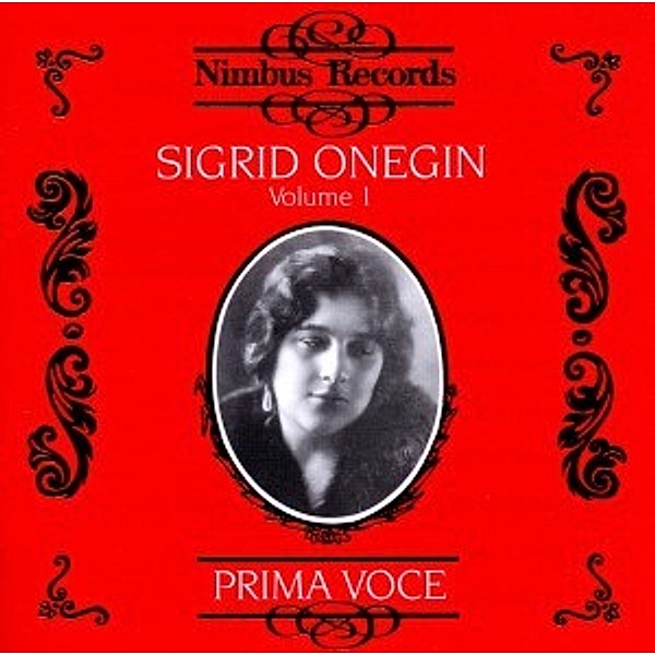 Sigrid Onegin Vol.1, Sigrid Onegin