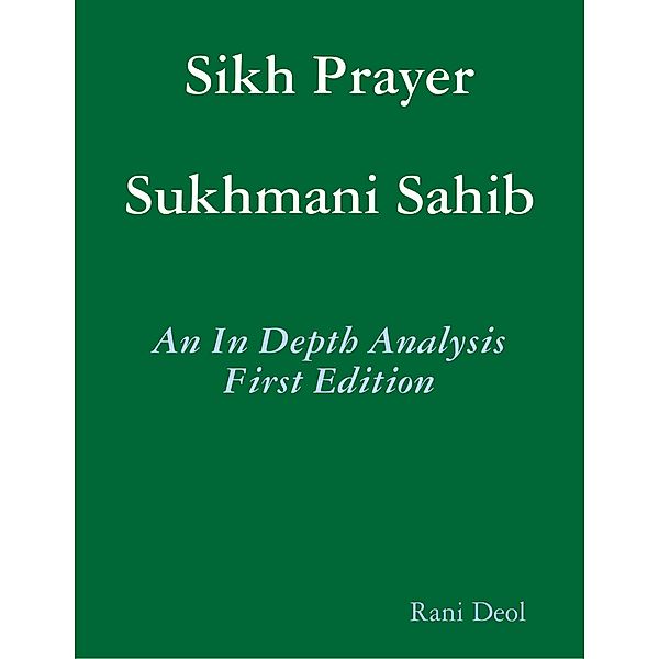 Sikh Prayer Sukhmani Sahib, Rani Deol