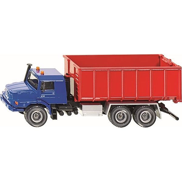 SIKU SIKU 3546 Mercedes-Benz Zetros mit Abrollmulde 1:50