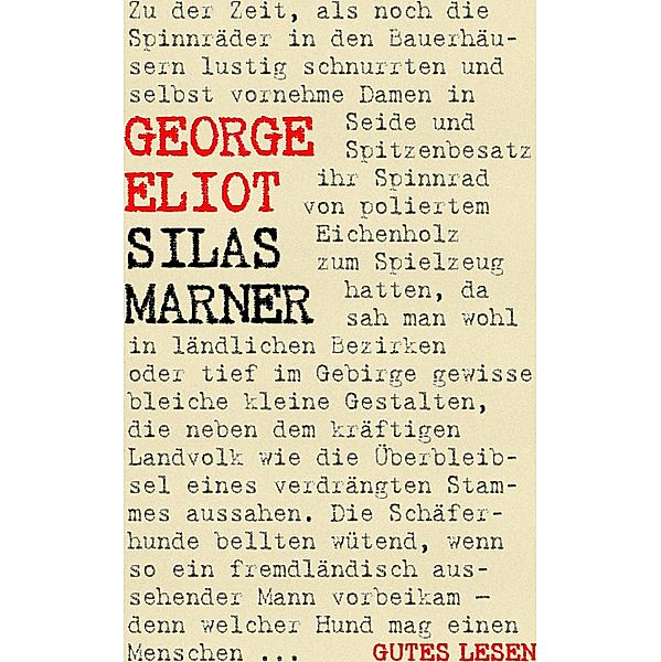 Silas Marner, George Eliot