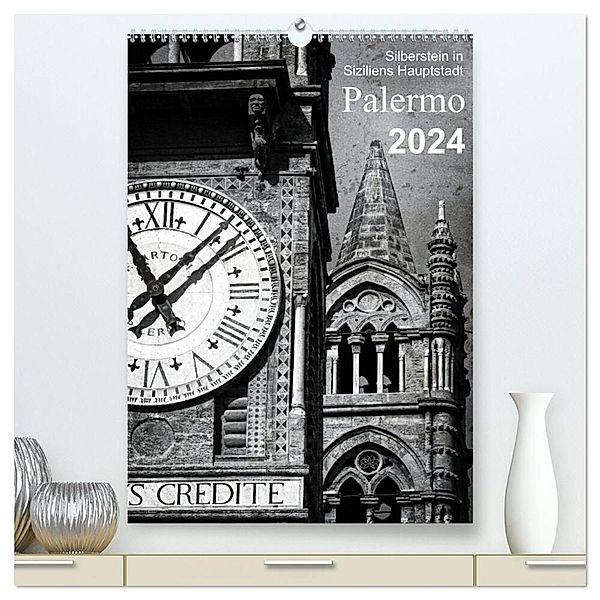 Silberstein in Siziliens Hauptstadt Palermo (hochwertiger Premium Wandkalender 2024 DIN A2 hoch), Kunstdruck in Hochglanz, Reiner Silberstein