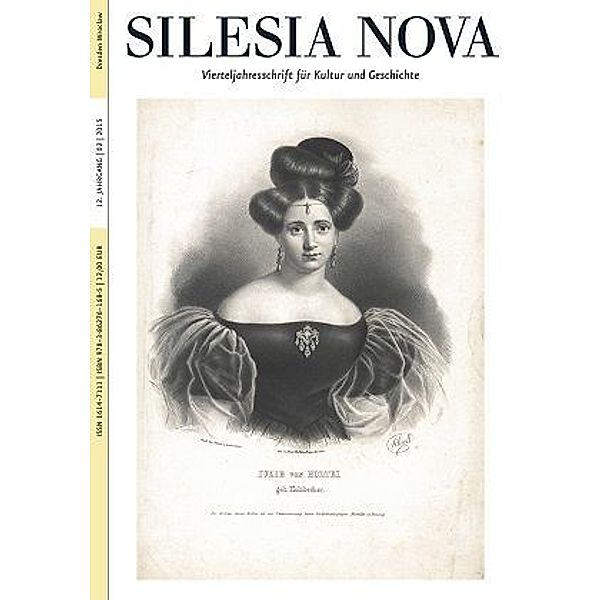 Silesia Nova. Zeitschrift für Kultur und Geschichte / 2/2015 / Silesia Nova. Zeitschrift für Kultur und Geschichte / Silesia Nova