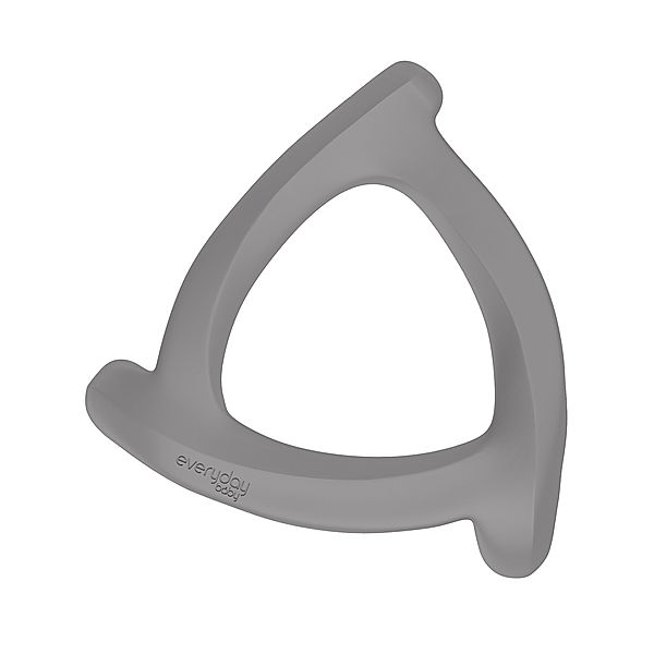 Everyday Baby Silikon Beißring EVERYDAY BABY - TRIANGEL (10cm) in grau