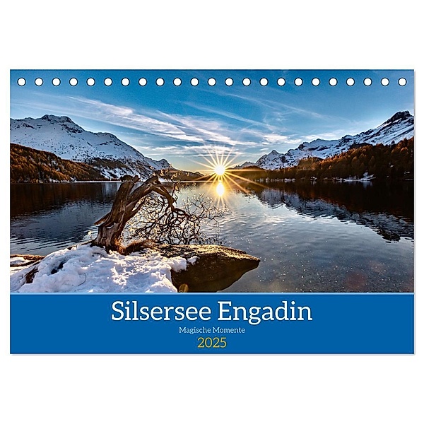 Silsersee Engadin (Tischkalender 2025 DIN A5 quer), CALVENDO Monatskalender, Calvendo, Janet Brantschen