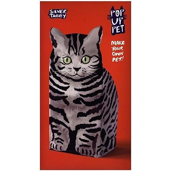 Silver Tabby Cat, Pop up Pets