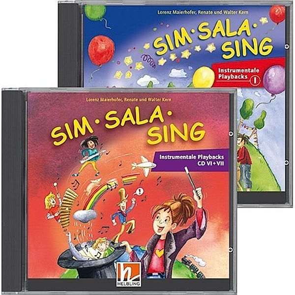 Sim Sala Sing - Alle instrumentalen Playback,7 Audio-CDs, Lorenz Maierhofer, Walter Kern, Renate Kern