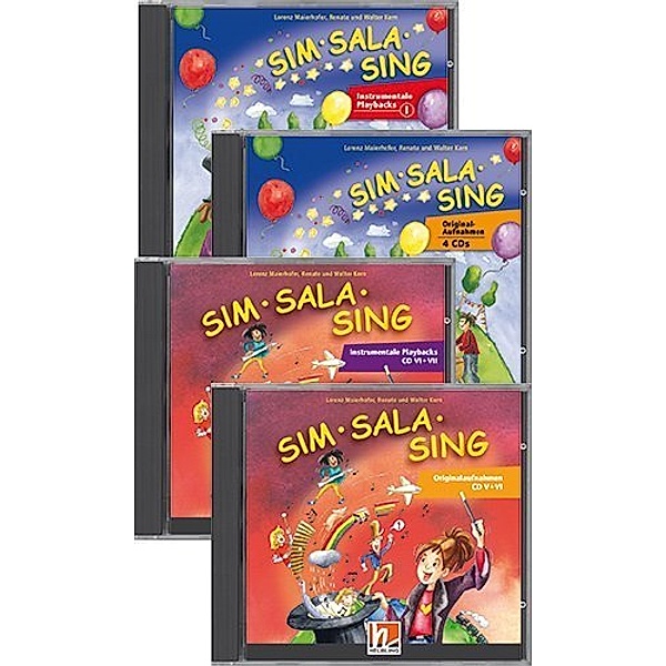 Sim Sala Sing - Sim Sala Sing - Alle Originalaufnahmen und Instrumentalen Playback,13 Audio-CDs, Lorenz Maierhofer, Walter Kern, Renate Kern