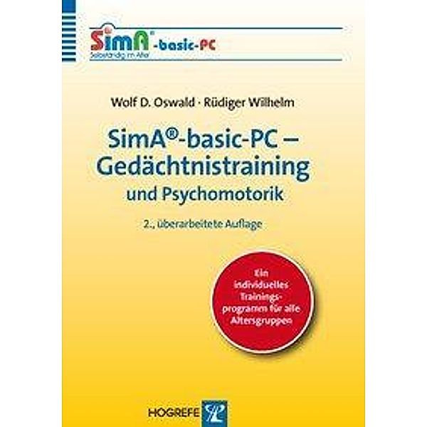 SimA®-basic-PC - Gedächtnistraining und Psychomotorik, Version 2.0, CD-ROM, Wolf D. Oswald, Rüdiger Wilhelm