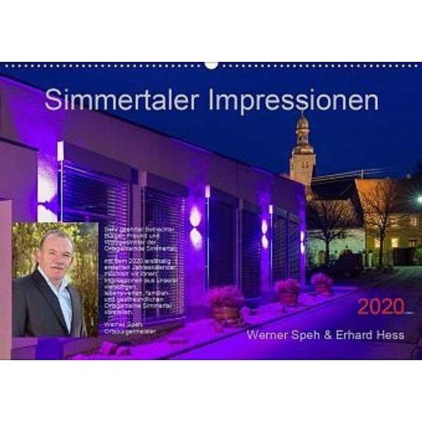 Simmertaler Impressionen (Wandkalender 2020 DIN A2 quer), Werner Speh