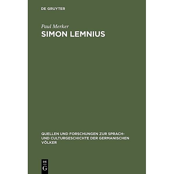 Simon Lemnius, Paul Merker