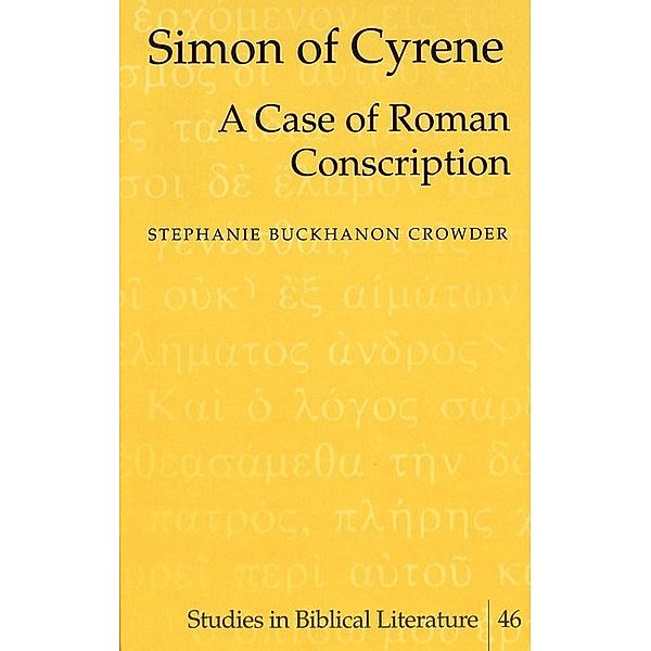 Simon of Cyrene, Stephanie Buckhanon Crowder