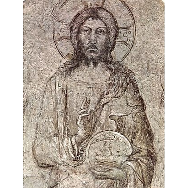 Simone Martini - Fresken im Avignon, Christus Pantokrator mit Engeln, Fragment - 1.000 Teile (Puzzle)
