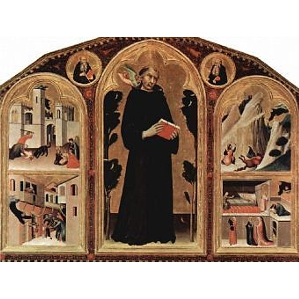 Simone Martini - Szenen mit Wunderheilungen des Hl. Augustinus - 1.000 Teile (Puzzle)