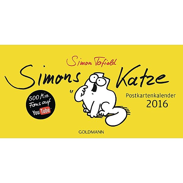 Simons Katze - Postkartenkalender 2016, Simon Tofield