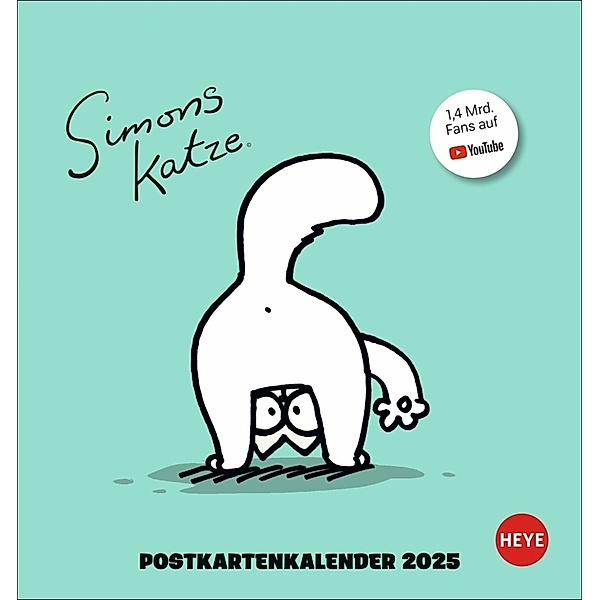 Simons Katze Postkartenkalender 2025