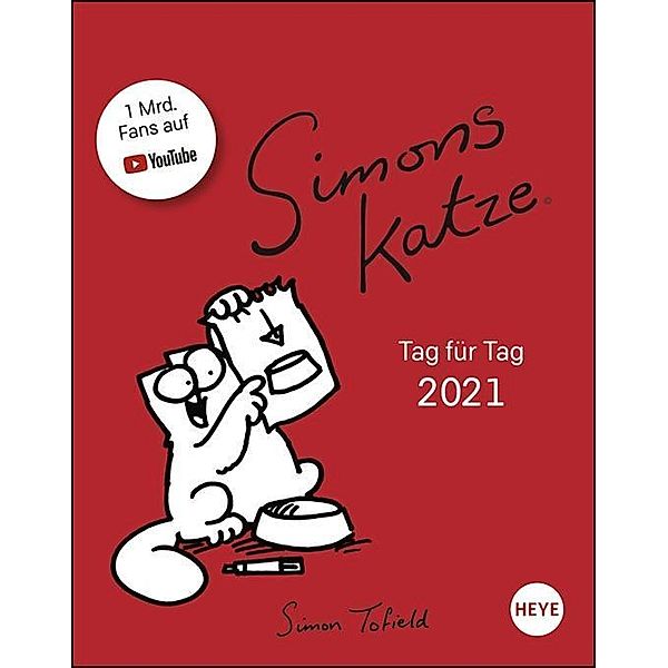 Simons Katze Tagesabreißkalender 2021, Simon Tofield