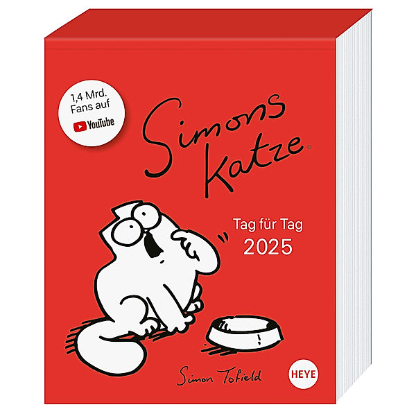 Simons Katze Tagesabreißkalender 2025, Simon Tofield