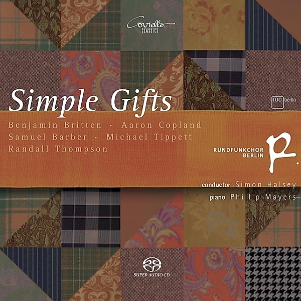 Simple Gifts, Halsey, Rundfunkchor Berlin, Mayers, Schwed