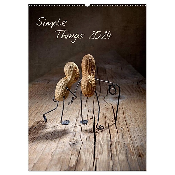 Simple Things 2024 (Wandkalender 2024 DIN A2 hoch), CALVENDO Monatskalender, Nailia Schwarz