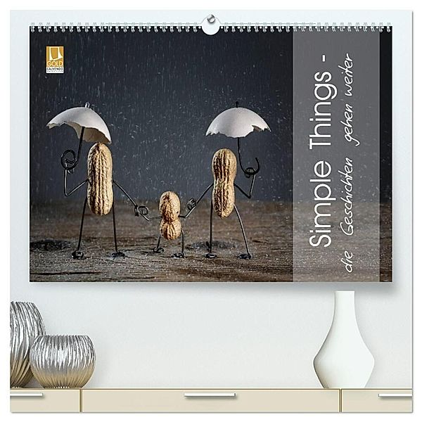 Simple Things - die Geschichten gehen weiter (hochwertiger Premium Wandkalender 2025 DIN A2 quer), Kunstdruck in Hochglanz, Calvendo, Nailia Schwarz