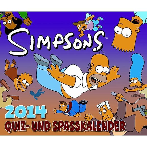 Simpsons, Abreißkalender 2014, Matt Groening