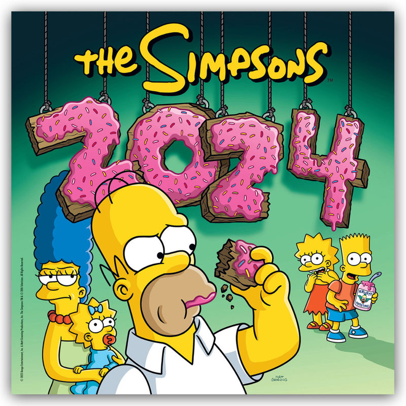 Simpsons The Simpsons Die Simpsons 2024 Wandkalender Kalender