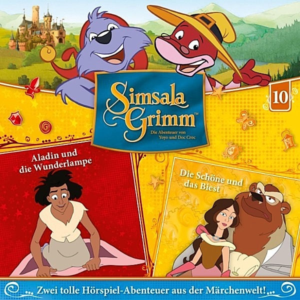 Simsala Grimm - 10 - 10: Aladin und die Wunderlampe / Die Schöne und das Biest, Linda O'sullivan, Marcus Fleming