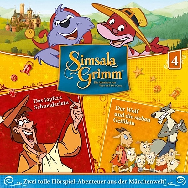 Simsala Grimm - 4 - 04: Das tapfere Schneiderlein / Der Wolf und die sieben Geißlein, Marlies Kerremans, Ulla Ziemann, Nigel Pegram