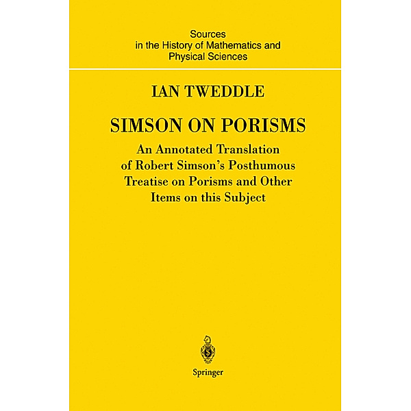 Simson on Porisms, Ian Tweddle