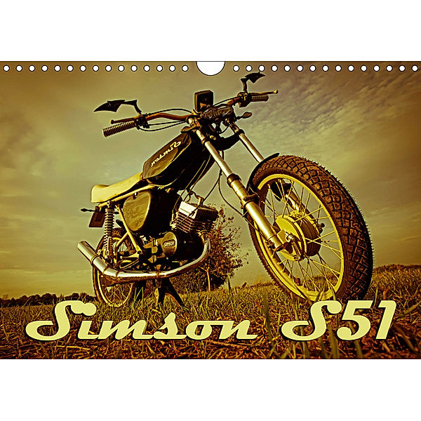Simson S51 (Wandkalender 2019 DIN A4 quer), Maxi Sängerlaub