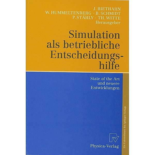 Simulation als betriebliche Entscheidungshilfe