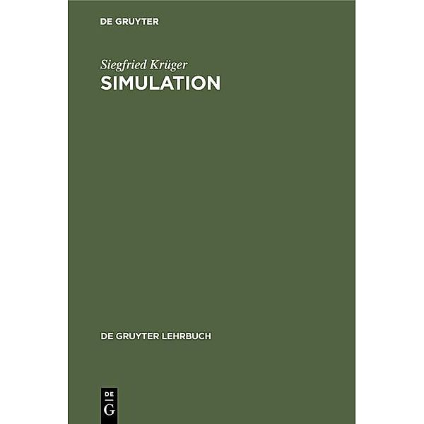 Simulation / De Gruyter Lehrbuch, Siegfried Krüger