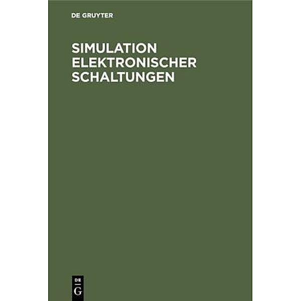 Simulation elektronischer Schaltungen, Dieter Kaiser