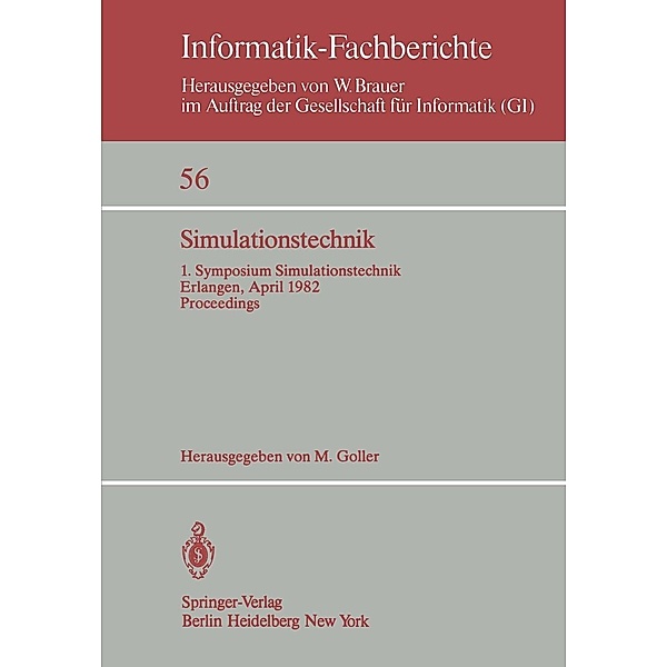 Simulationstechnik / Informatik-Fachberichte Bd.56