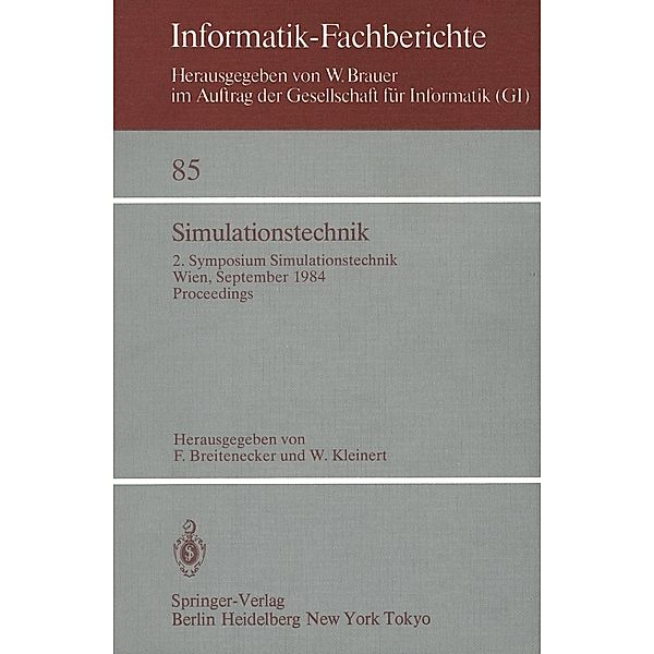 Simulationstechnik / Informatik-Fachberichte Bd.85