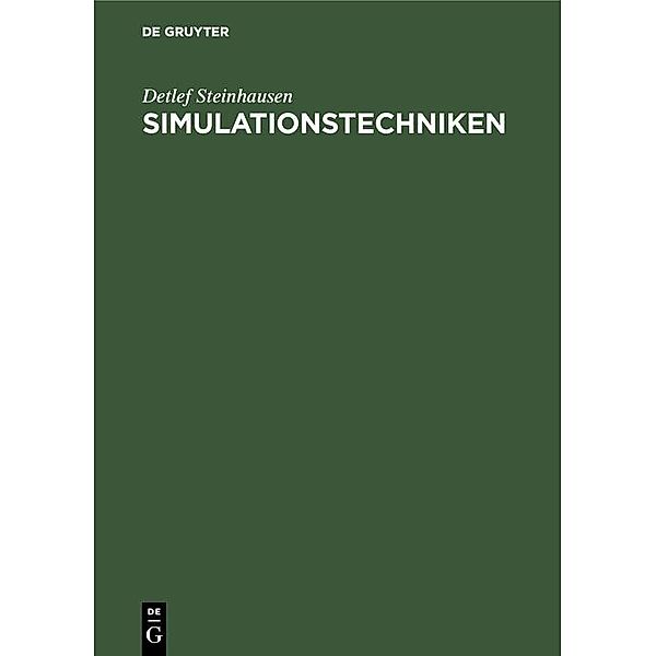 Simulationstechniken, Detlef Steinhausen