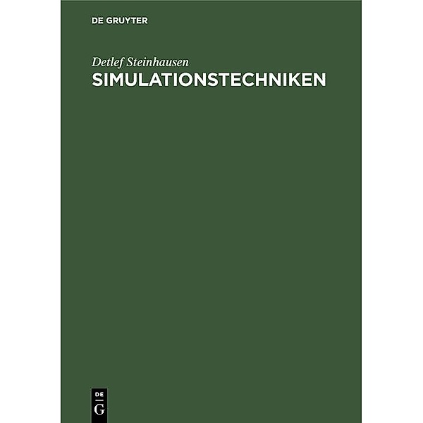 Simulationstechniken / Jahrbuch des Dokumentationsarchivs des österreichischen Widerstandes, Detlef Steinhausen