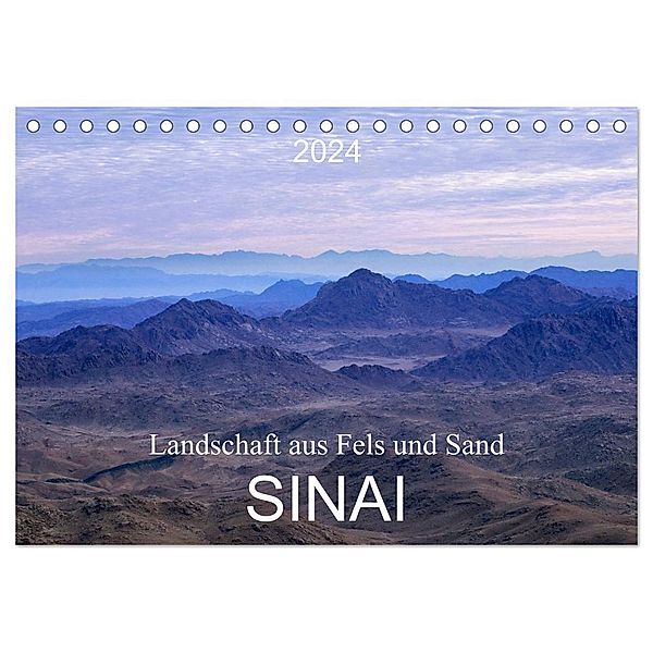 Sinai - Landschaft aus Fels und Sand (Tischkalender 2024 DIN A5 quer), CALVENDO Monatskalender, Roland T. Frank