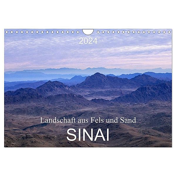 Sinai - Landschaft aus Fels und Sand (Wandkalender 2024 DIN A4 quer), CALVENDO Monatskalender, Roland T. Frank
