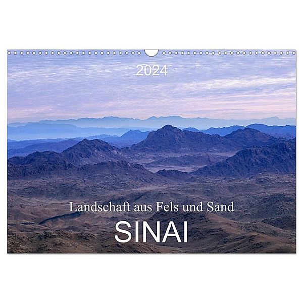 Sinai - Landschaft aus Fels und Sand (Wandkalender 2024 DIN A3 quer), CALVENDO Monatskalender, Roland T. Frank